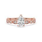Pear Shaped Diamond Engagement Ring for Timeless Elegance