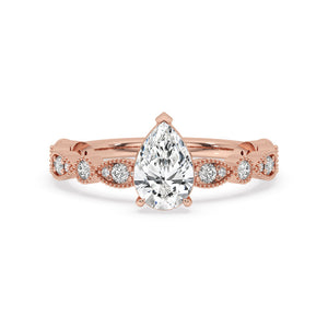 Pear Shaped Diamond Engagement Ring for Timeless Elegance