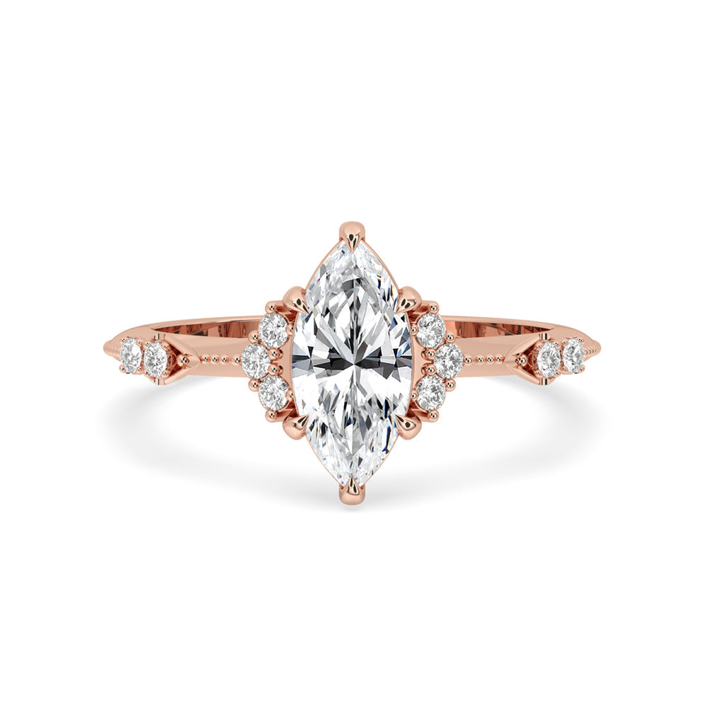 Vintage Marquise Engagement Ring