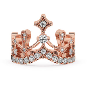 Round Wedding Ring – Royal Crown Band