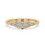 Round Cut Diamond Signet Ring