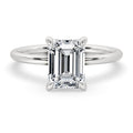 Emerald Cut Solitaire Ring