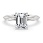 Emerald Cut Solitaire Ring