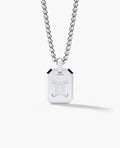 GEMINI MINI ZODIAC Dog Tag Gold Pendant