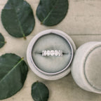 3.0 CT Oval Cut Moissanite Full Eternity Wedding Band