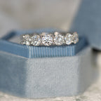 2.0 TCW Round Brilliant Cut Full Eternity Diamond Wedding Band