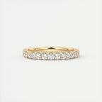 1.65CT Round Brilliant Cut Moissanite Full Eternity Wedding Band