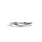 Plain Curved Wedding Band