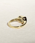 1.0 -3.0 CT Radiant Cut Lab Grown Diamond Bezel Engagement Ring