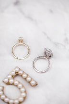 1.85 CT Oval Cut Moissanite Hidden Halo Engagement Ring