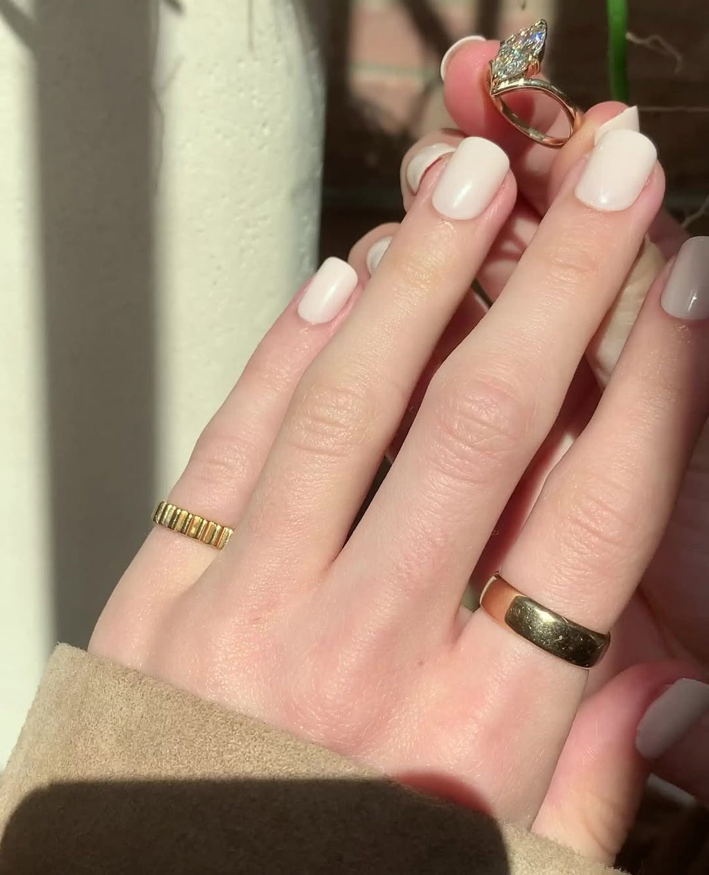 1.08-3.0 CT Marquise ⁠Cut Lab Grown Diamond Unique Engagement Ring