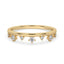 Antique Diamond Wedding Band - Round Diamonds