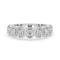 Half Eternity Round Cut Wedding Band