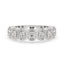Half Eternity Round Cut Wedding Band