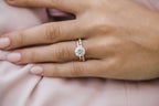 1.10 - 3.10 CT Round Cut Moissanite Solitaire Engagement Ring