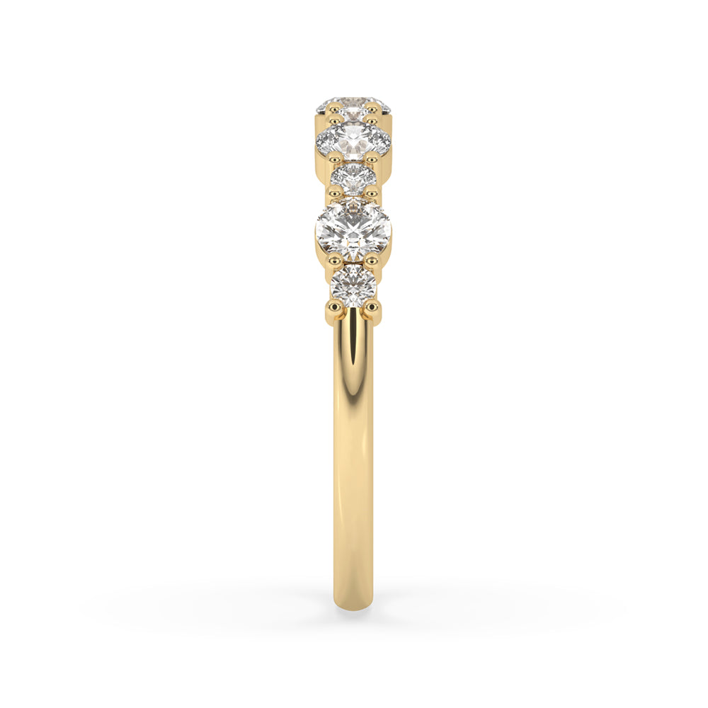 Half Eternity Band – Round Diamond