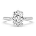 Radiant Cut Diamond Ring In White Gold