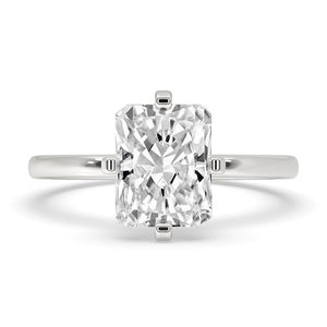Radiant Cut Diamond Ring In White Gold