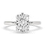 Radiant Cut Diamond Ring In White Gold