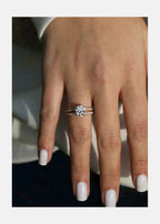 1.90 CT Round Brilliant Cut Split Shank  Moissanite Engagement Ring