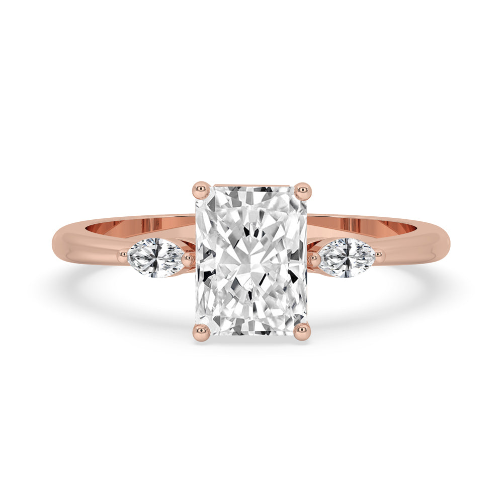 Radiant Cut Engagement Ring
