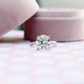 2.25 CT Round Brilliant Cut Moissanite Solitaire Engagement Ring