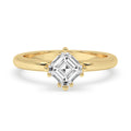 Solitaire Asscher Cut Diamond Ring