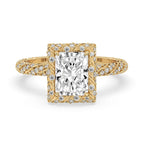 Twisted Engagement Ring in Classic Yellow Gold