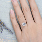 2.0CT Round Brilliant Cut Moissanite Solitaire Engagement Ring