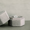2.0 CT East-West Oval Cut Moissanite Solitaire Engagement Ring
