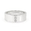 Three Stone Diamond Ring – Round Matte Finish