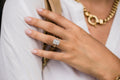 4.60 CT Radiant Cut Moissanite Hidden Halo & Pave Setting Engagement Ring