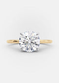 2.0 CT Round Brilliant Cut Moissanite Solitaire Engagement Ring