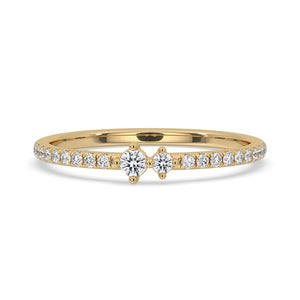 Round Diamond Wedding Band - Lab Grown