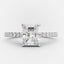 1.50 CT Radiant Moissanite Hidden Halo Pave Setting Engagement Ring