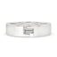 Baguette Diamond Wedding Band - Solitaire Style