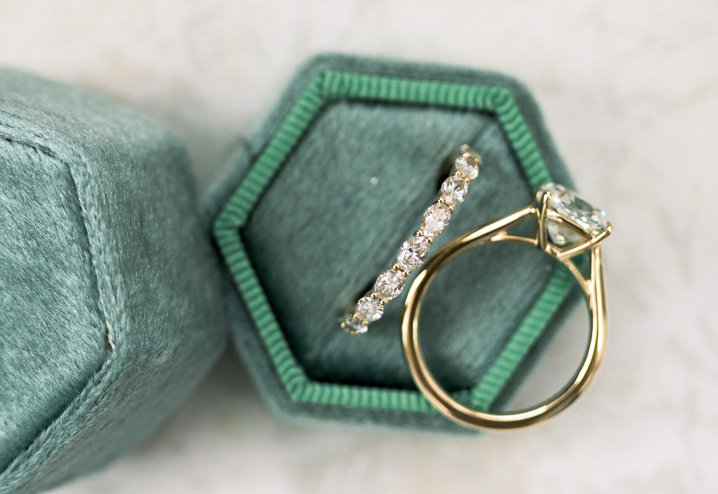 2.25 CT Cushion Moissanite Solitaire Engagement Ring