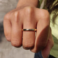 Simple White Gold Wedding Band