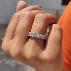 Set Of 3 Wedding Full Eternity Band