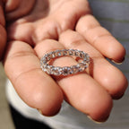 Shared Prong Wedding Band In Full Eternity
