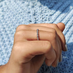 Round Eternity Band In a Smooth Bezel Set Design