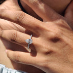 Pave Set Diamond Ring In Rose Gold