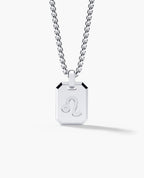 LEO MINI ZODIAC Dog Tag Gold Pendant