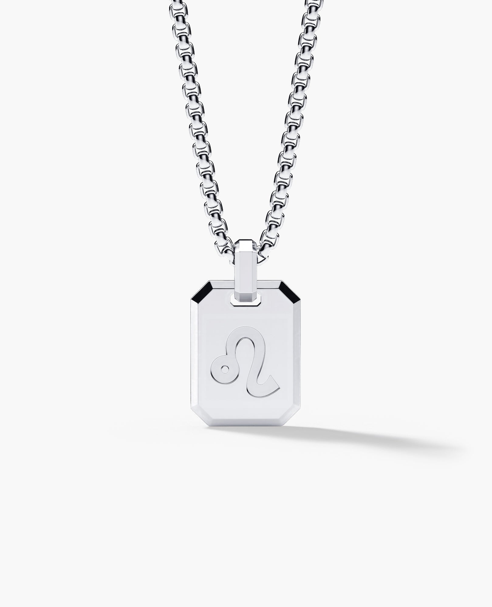 LEO MINI ZODIAC Dog Tag Gold Pendant