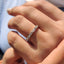 Round And Baguette Diamond Wedding Band In Half Eternity Style