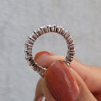 Round Diamond Eternity Band - White Gold