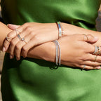 Round Cut Moissanite Diamond Tennis bracelets