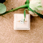 4.0 CT Pear Cut Moissanite Solitaire Engagement Ring