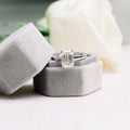 1.75 CT Emerald Cut Moissanite Solitaire Engagement Ring