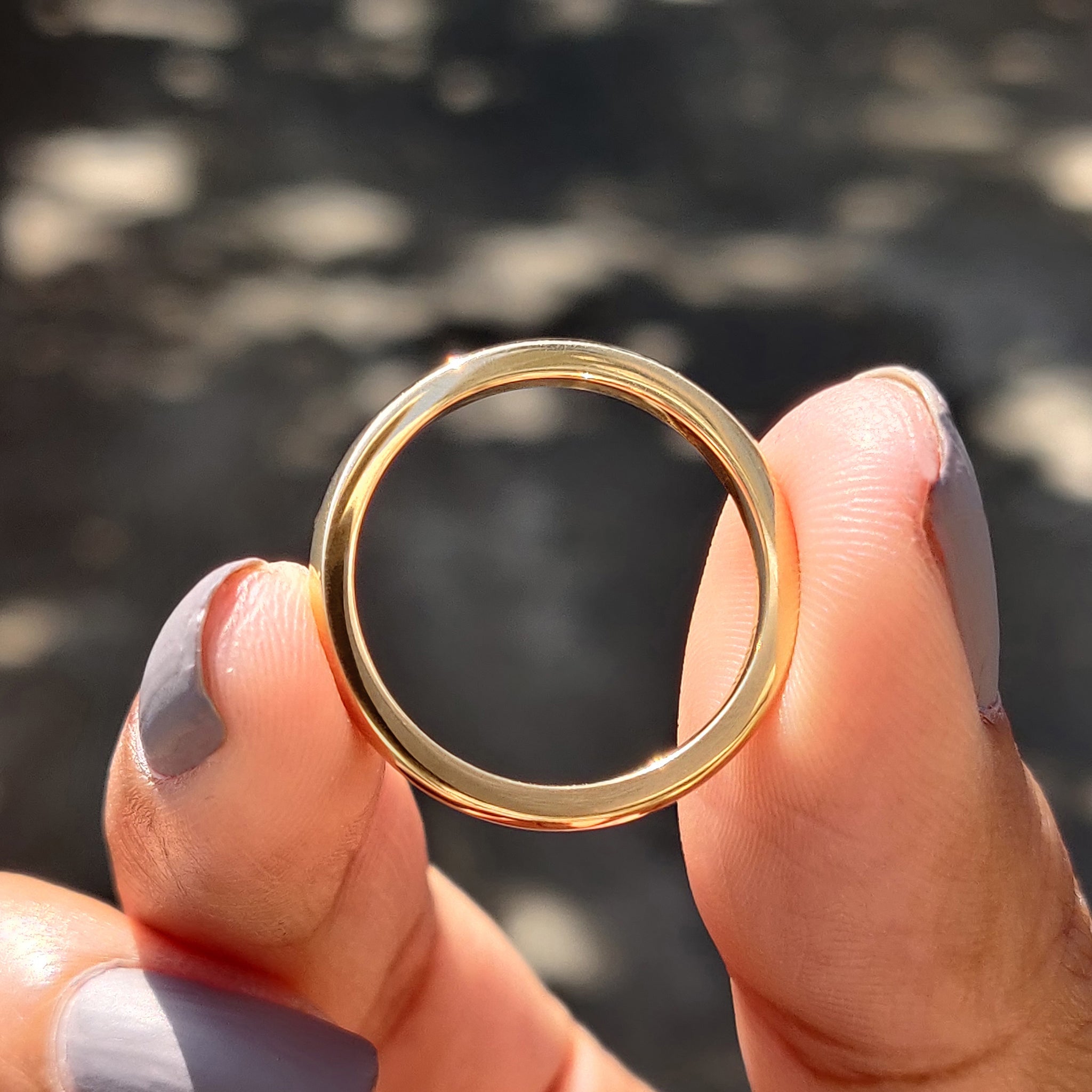 Comfort Fit Wedding Band Crafted Simply For Women